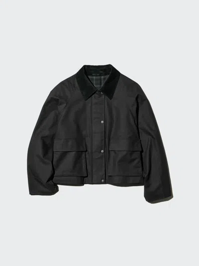 Uniqlo Women's Utility Short Jacket, Black, 2xs