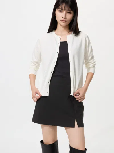 Uniqlo Women's Uv Protection Cardigan Off White 2xl  Us