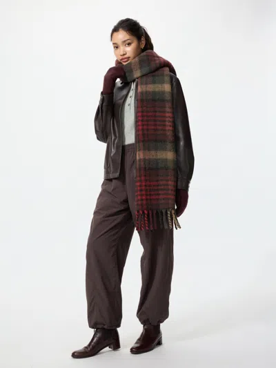 Uniqlo Women's Warm Lined Pants, Dark Brown, 2xs In Multi
