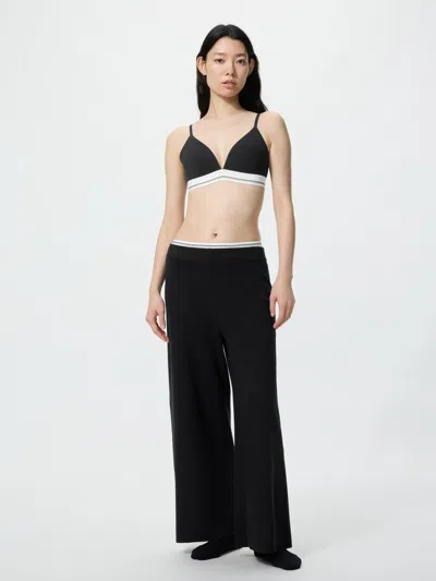 Uniqlo Women's Washable Knit Pants, Black, 2xs