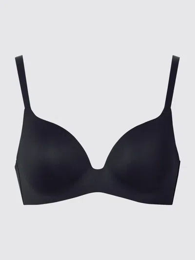 Uniqlo Women's Wireless Bra 3d Hold Black 30/32 Ddd G  Us