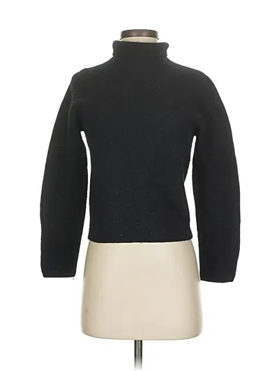 Pre-owned Uniqlo Wool Pullover Sweater In Black