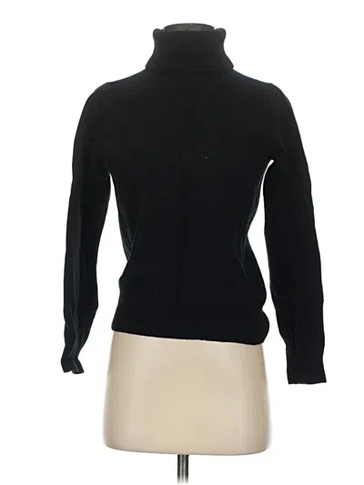 Pre-owned Uniqlo Wool Pullover Sweater In Black