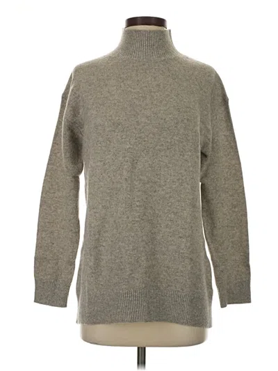 Pre-owned Uniqlo Wool Pullover Sweater In Gray