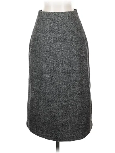 Uniqlo Wool Skirt In Gray