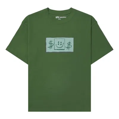 Uniqlo X Cactus Plant Flea Market Spongebob Squarepants Ut Graphic T-shirt 'olive' In Multi