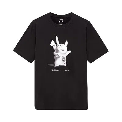 Pre-owned Uniqlo X Daniel Arsham X Pok√©mon Pikachu Tee 'black'