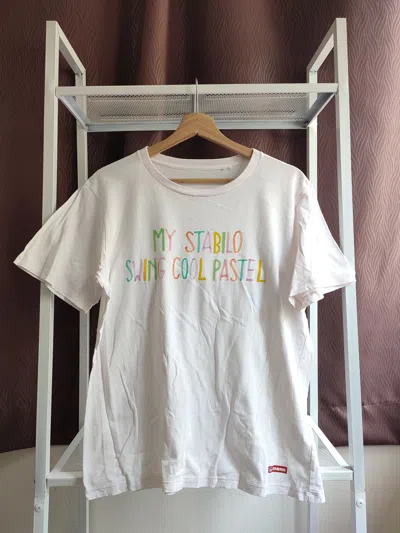 Pre-owned Uniqlo X My Stabilo Swing Cool Pastel Tees In White