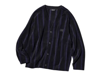 Pre-owned Uniqlo X Needles Fleece Oversized Cardigan In Printed In Multi
