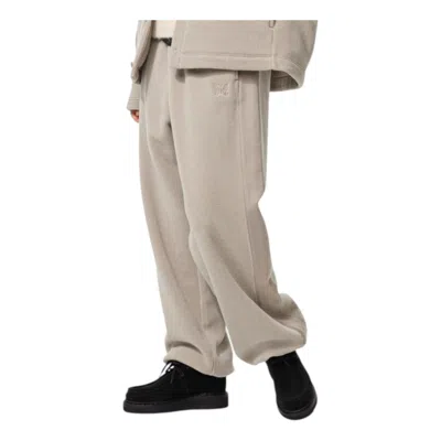Uniqlo X Needles Wide Fleece Pants 'beige' In Neutral