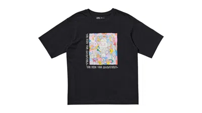 Pre-owned Uniqlo X Pop Mart The Monsters Women's Ut Graphic T-shirt In Black