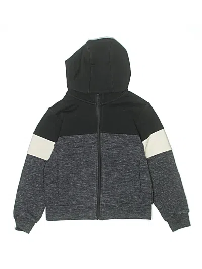 Pre-owned Uniqlo Kids' Zip Up Hoodie In Gray