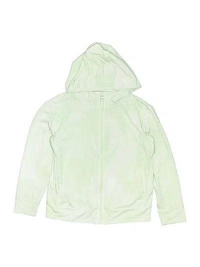 Pre-owned Uniqlo Kids' Zip Up Hoodie In Green