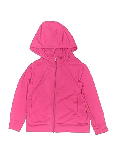 Pre-owned Uniqlo Kids' Zip Up Hoodie In Pink
