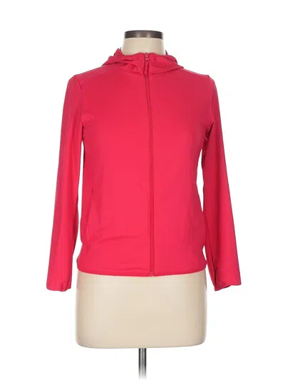 Pre-owned Uniqlo Zip Up Hoodie In Red