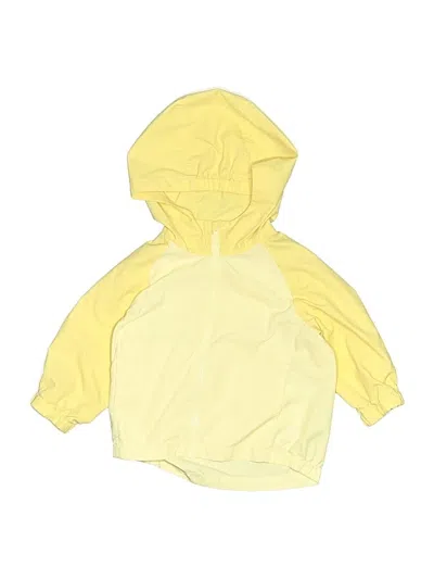 Pre-owned Uniqlo Kids' Zip Up Hoodie In Yellow