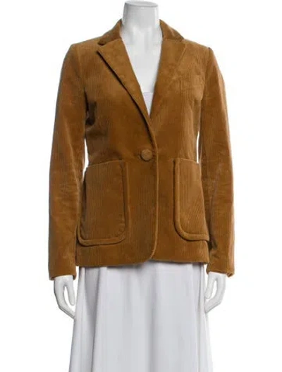 Pre-owned Unique Blazer In Brown