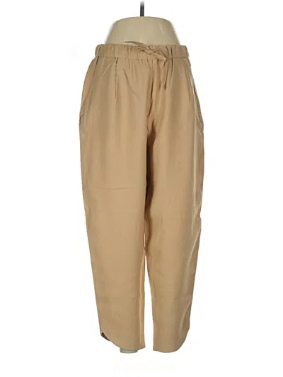 Pre-owned Unique Casual Pants In Tan