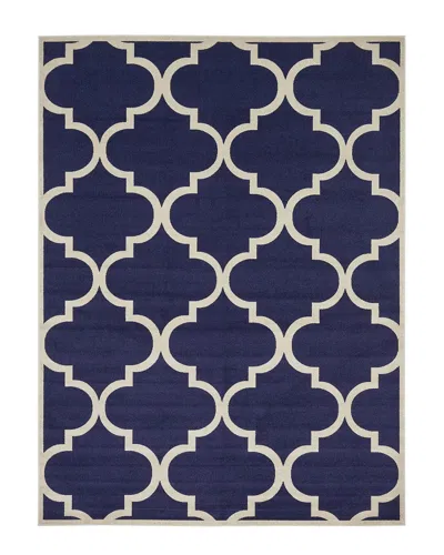 Unique Loom Austin Machine-made Rug In Blue