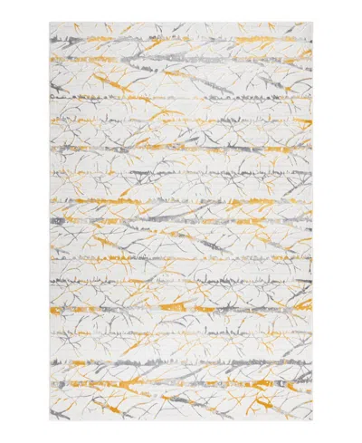 Unique Loom Bayshore Home Islin Isl01 5'3" X 8' Area Rug In Gray,amber