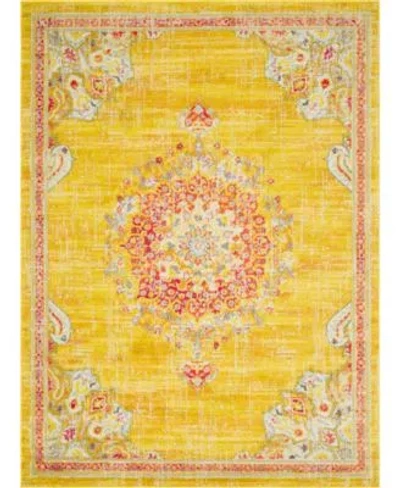 Unique Loom Bayshore Home Lorem Lor1 Area Rug Collection In Yellow
