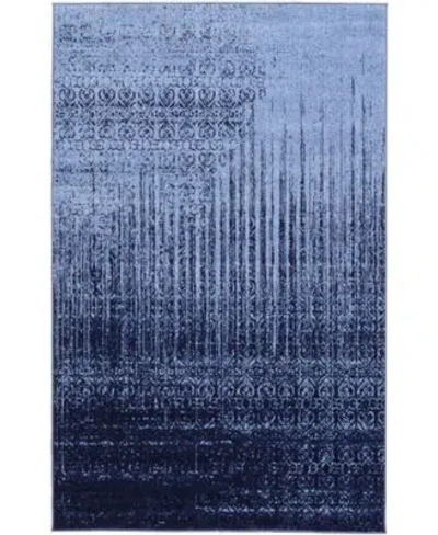 Unique Loom Bayshore Home Lyon Lyo2 Area Rug Collection In Blue