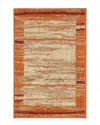 Unique Loom Foilage Machine-made Rug