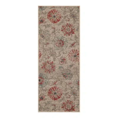 Unique Loom Indoor/outdoor Botanical Area Rug In Blue;black;red;beige;light Brown
