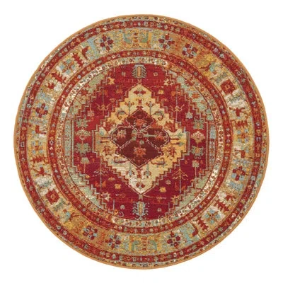 Unique Loom Indoor/outdoor Traditional Area Rug In Blue;red;greeen