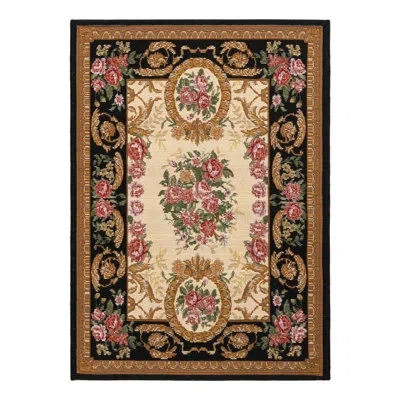 Unique Loom Indoor/outdoor Traditional Area Rug In Brown;beige;navy