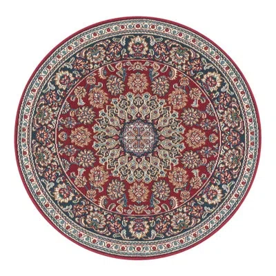 Unique Loom Indoor/outdoor Traditional Area Rug In Red