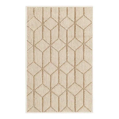 Unique Loom Indoor/outdoor Trellis Area Rug In Beige