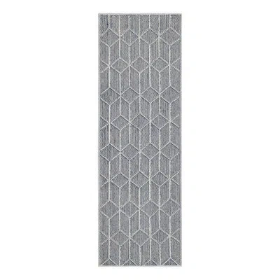 Unique Loom Indoor/outdoor Trellis Area Rug In Blue