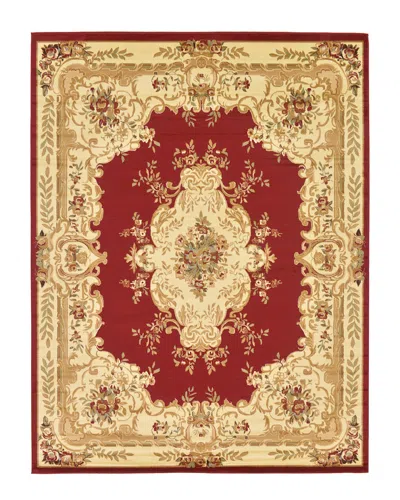 Unique Loom Leon Rug In Red