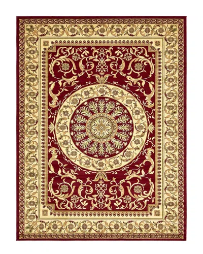 Unique Loom Napoleon Machine-made Rug In Red