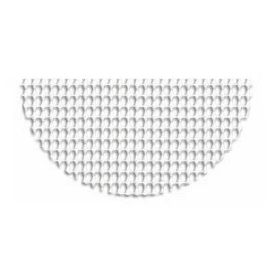 Unique Loom Non-slip 0.1'' Thick Rug Pad In Cream