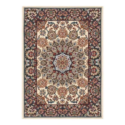 Unique Loom Oriental Machinee Made Power Loom Polypropylene Plastic Indoor / Outdoor Area Rug In Brown/beige In Brown;beige