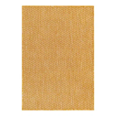 Unique Loom Outdoor Solid Indoor/outdoor Area Rug In Yellow