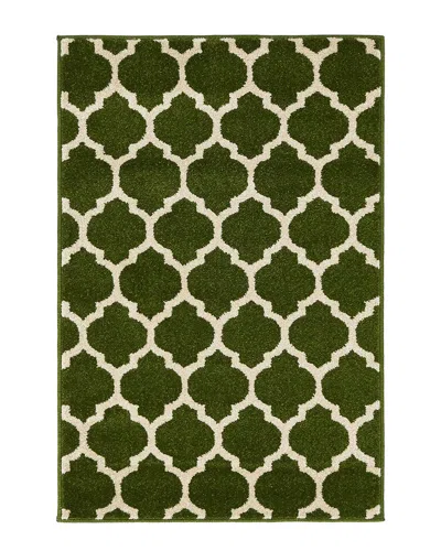 Unique Loom Philadelphia Machine-made Rug In Green