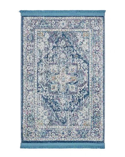 Unique Loom Prado Machine-made Rug In Blue
