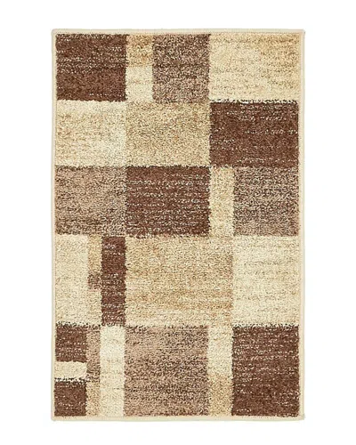 Unique Loom Providence Machine-made Rug In Brown