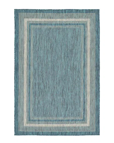 UNIQUE LOOM UNIQUE LOOM SOFT BORDER MACHINE-MADE INDOOR/OUTDOOR RUG