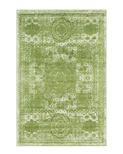 Unique Loom Wells Rug In Green