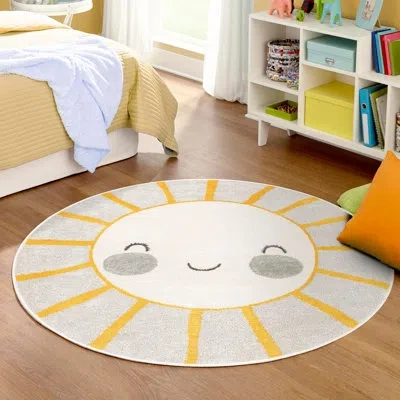 Unique Loom Whimsy Gray Area Rug