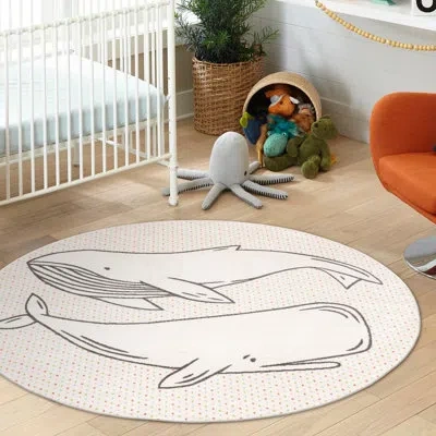 Unique Loom Whimsy Rug In Beige