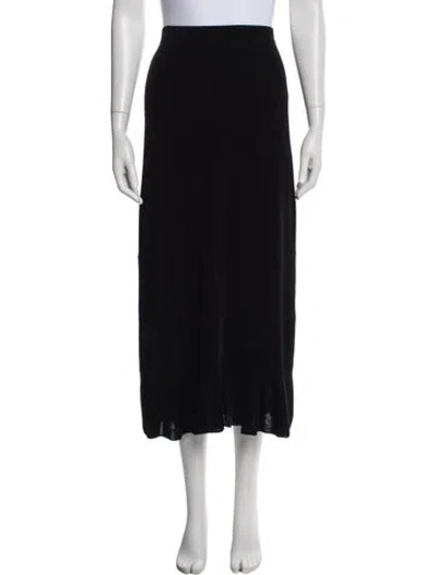 Pre-owned Unique Midi Length Skirt In Blue