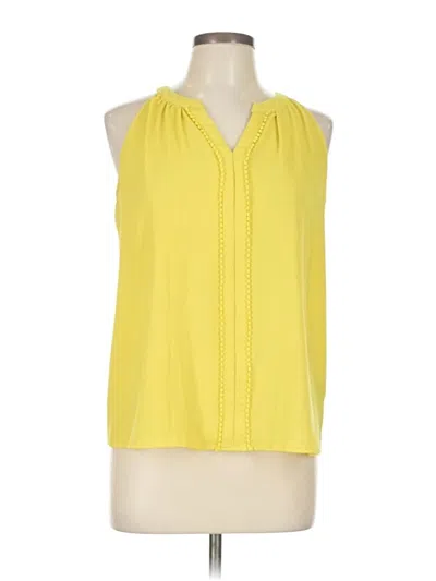 Pre-owned Unique Spectrum Sleeveless Blouse In Yellow
