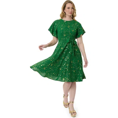 Unique Vintage 1930s Swing Dress In Pink