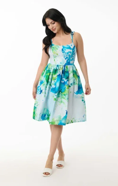 Unique Vintage 1950s Bobbie Swing Dress