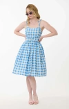 Unique Vintage 1950s Bobbie Swing Dress In Multi